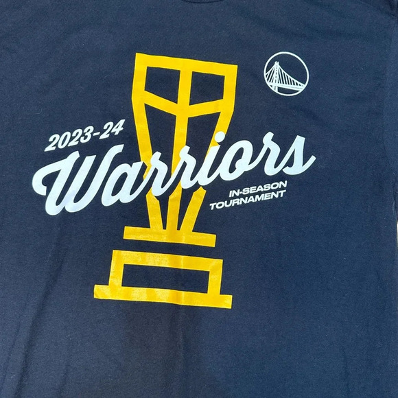 GOLDEN STATE WARRIORS Dubs 2023-2024 In-Season Tournament Shirt Size XL - Picture 4 of 5